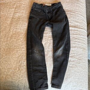 Levi's distressed black Skinny Jeans for girls